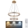 Globo - LED Dimming κρύσταλλο κρεμαστό φωτιστικό οροφής κρεμαστό φωτιστικό οροφής LED/78W/230V 2700K-6000K + τηλεχειριστήριο