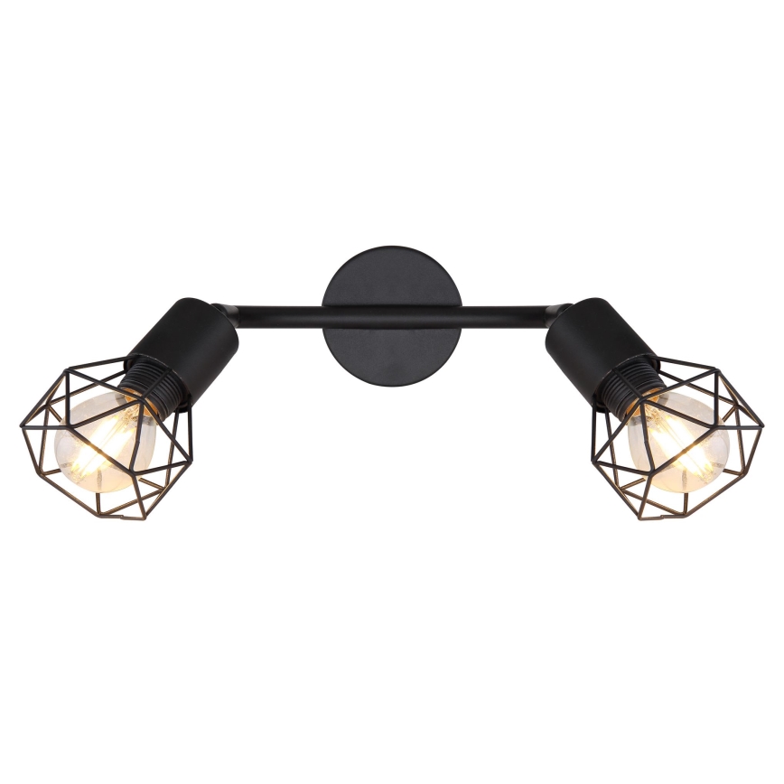 Globo - LED Σποτ φωτιστικό 2xE14/6W/230V μαύρο