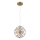 Globo - LED φωτιστικό οροφής με καλώδιο LED/12W/230V 3000K χρυσό