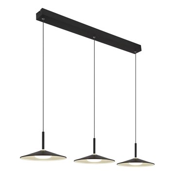 Globo - LED κρεμαστό φωτιστικό με καλώδιο LED/24W/230V 4000K μαύρο