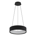 Globo - LED κρεμαστό φωτιστικό με καλώδιο LED/45W/230V 2700/4000/6000K διάμ. 46 cm μαύρο
