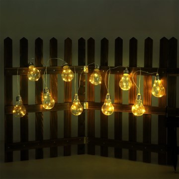 Globo - LED Ηλιακή αλυσίδα 10xLED/0,06W/3,2V 380 εκ. IP44 600 mAh