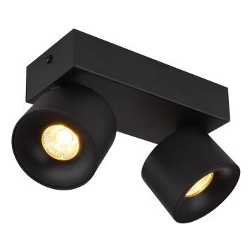 Globo - LED Σποτ 2xLED/6W/230V μαύρο