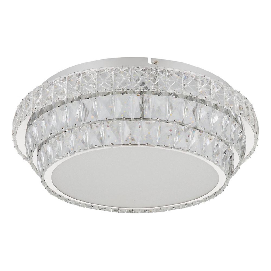 Globo - LED Ρυθμιζόμενο Φωτιστικό Οροφής LED/48W/230V 2700-6000K διάμ. 50 εκ. λευκό + τηλεχειριστήριο