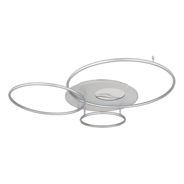 Globo - LED Ρυθμιζόμενο φωτιστικό οροφής LED/70W/230V 2700-6500K ματ χρώμιο + τηλεχειριστήριο
