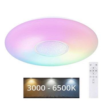 Globo - LED RGB dimmable φωτιστικό οροφής LED/24W/230V + τηλεχειριστήριο
