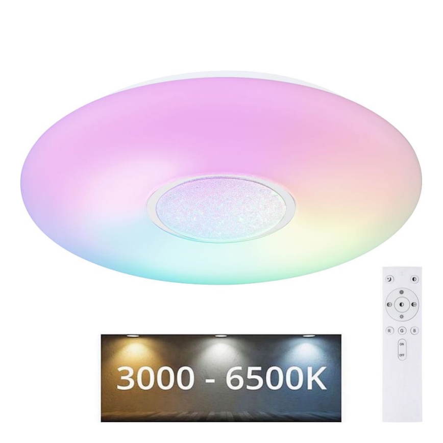 Globo - LED RGB dimmable φωτιστικό οροφής LED/24W/230V + τηλεχειριστήριο