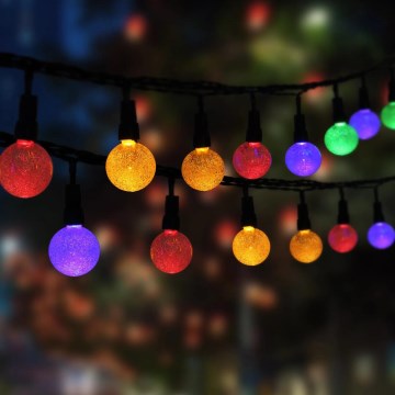 Globo - LED RGB Ηλιακό λαμπάκια 20xLED/0,06W/3V 770 cm IP44