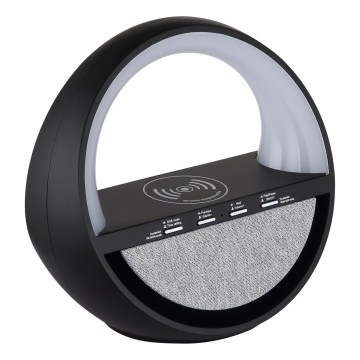 Globo - LED RGB επαναφορτιζόμενη επιτραπέζια λάμπα αφής με ενσωματωμένο ηχείο LED/3,5W/5V 1800 mAh