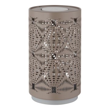 Globo - LED RGB Αφής επαναφορτιζόμενο Επιτραπέζιο φωτιστικό LED/1W/5V 500 mAh καφέ