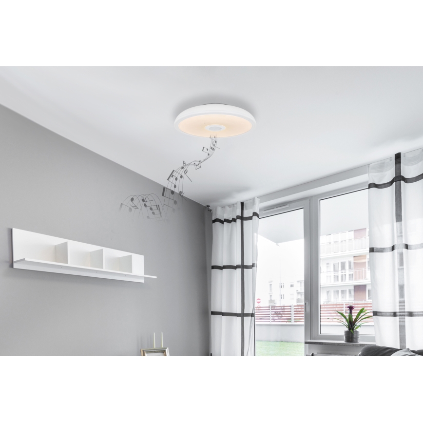 Globo - LED RGBW Dimmable φωτιστικό μπάνιου με ηχείο LED/18W/230V 3000-6500K IP44 + τηλεχειριστήριο