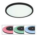 Globo - LED RGB Φωτιστικό οροφής μπάνιου dimming LED/18W/230V 3000-6000K + τηλεχειριστήριο IP44 μαύρο