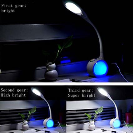 Globo - LED RGBW Dimming touch επιτραπέζια λάμπα LED/6W/230V