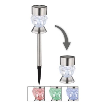 Globo - LED RGBW Ηλιακό φωτιστικό 2σε1 LED/0,06W/3V IP44
