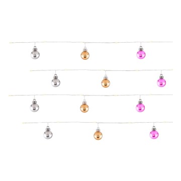 Globo - LED γιρλάντα 20xLED/2xAA 2,2m θερμό λευκό