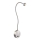 Globo - LED Εύκαμπτο μικρό φωτιστικό LED/3W/230V γυαλιστερό χρώμιο