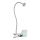 Globo - LED Εύκαμπτο μικρό φωτιστικό με κλιπ LED/3W/230V ματ χρώμιο