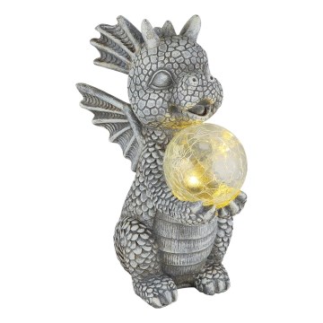 Globo - LED Ηλιακό διακοσμητικό LED/0,02W/3V IP44 δράκος