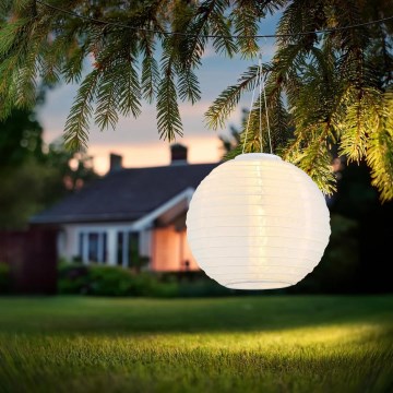 Globo - LED Κρεμαστό ηλιακό φωτιστικό LED/0,5W/3V IP44 λευκό