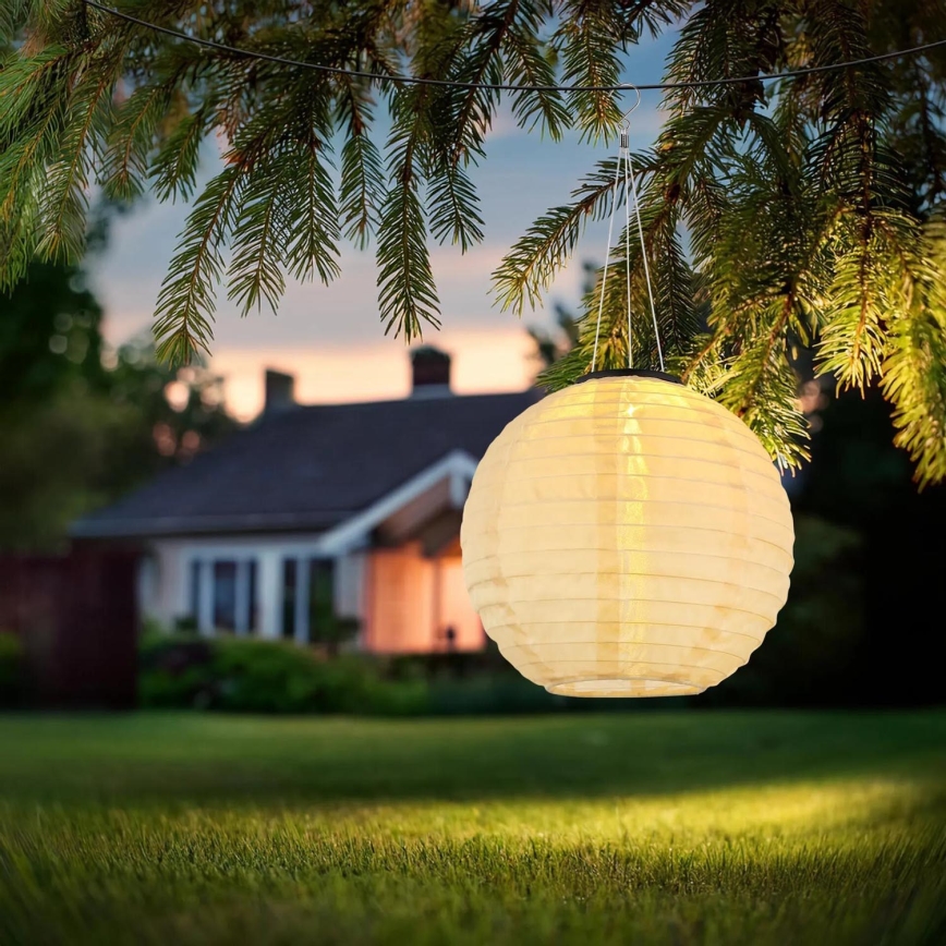 Globo - LED Κρεμαστό ηλιακό φωτιστικό LED/0,5W/3V IP44 μπεζ