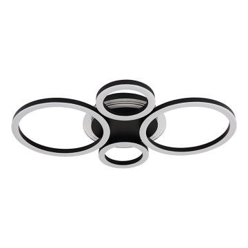 Globo - LED Οροφιαίο φωτιστικό LED/40W/230V 2700/4500/6500K διάμ. 35,5x53 εκ. μαύρο