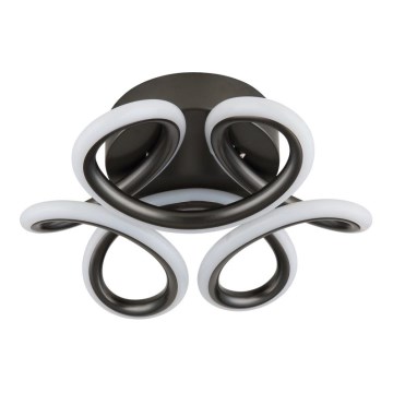 Globo - LED Οροφωτιστικό LED/24W/230V 2700/4000/6000K διάμ. 26 εκ. μαύρο