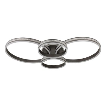 Globo - LED Οροφιαίο φωτιστικό LED/39W/230V 2700/4500/6500K 106x60 εκ. ανθρακί