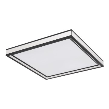 Globo - LED Οροφωτιστικό LED/12W/230V 30x30 cm μαύρο/λευκό