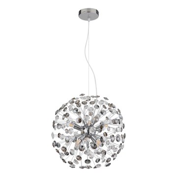 Globo - LED πολυέλαιος σε καλώδιο 8xG9/3,5W/230V γυαλιστερό χρώμιο