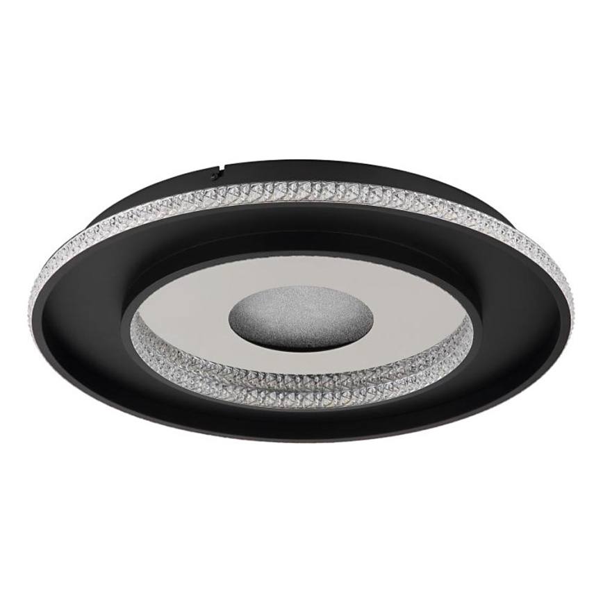 Globo - LED Ρυθμιζόμενο Φωτιστικό Οροφής LED/30W/230V 2700-6500K διάμ. 52,5 εκ. μαύρο + τηλεχειριστήριο