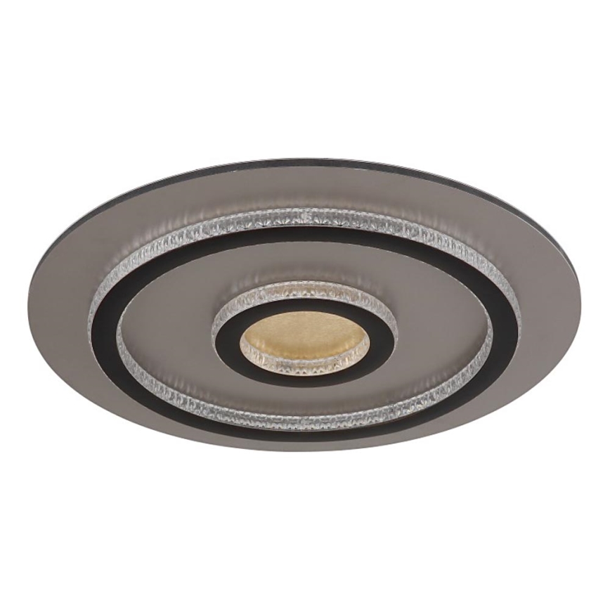 Globo - LED ρυθμιζόμενο φωτιστικό οροφής LED/40W/230V 3000-6500K Ø 45 cm μαύρο + τηλεχειριστήριο