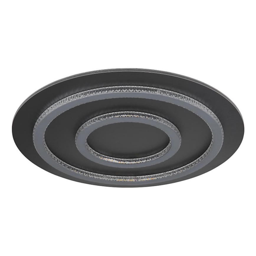 Globo - LED Ρυθμιζόμενο φωτιστικό οροφής LED/60W/230V 3000-6500K διάμ. 55 cm ανθρακί + τηλεχειριστήριο