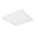 Globo - LED ρυθμιζόμενο φωτιστικό οροφής μπάνιου LED/24W/230V 42x42 εκ. IP44 λευκό