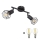 Globo - LED Σποτ 2xE14/6W/230V μαύρο