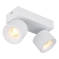 Globo - LED Σποτ 2xLED/6W/230V λευκό