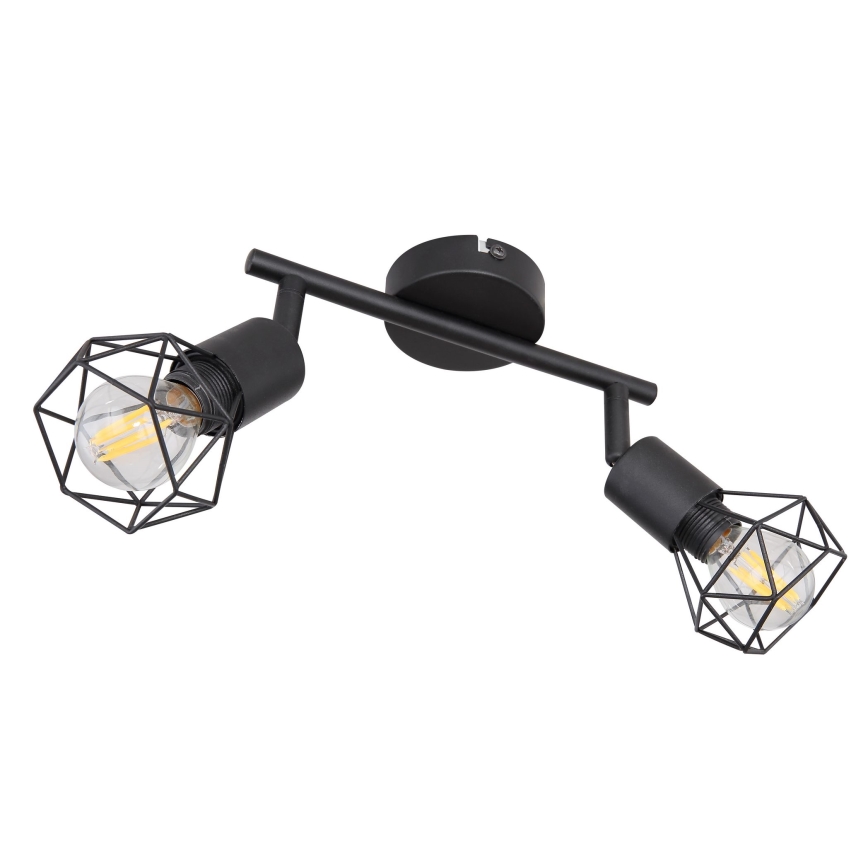 Globo - LED Σποτ 2xE14/6W/230V μαύρο
