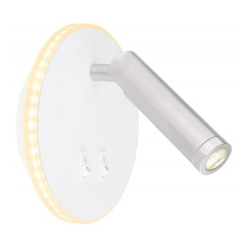 Globo - LED σποτ τοίχου LED/6W + LED/1W/230V