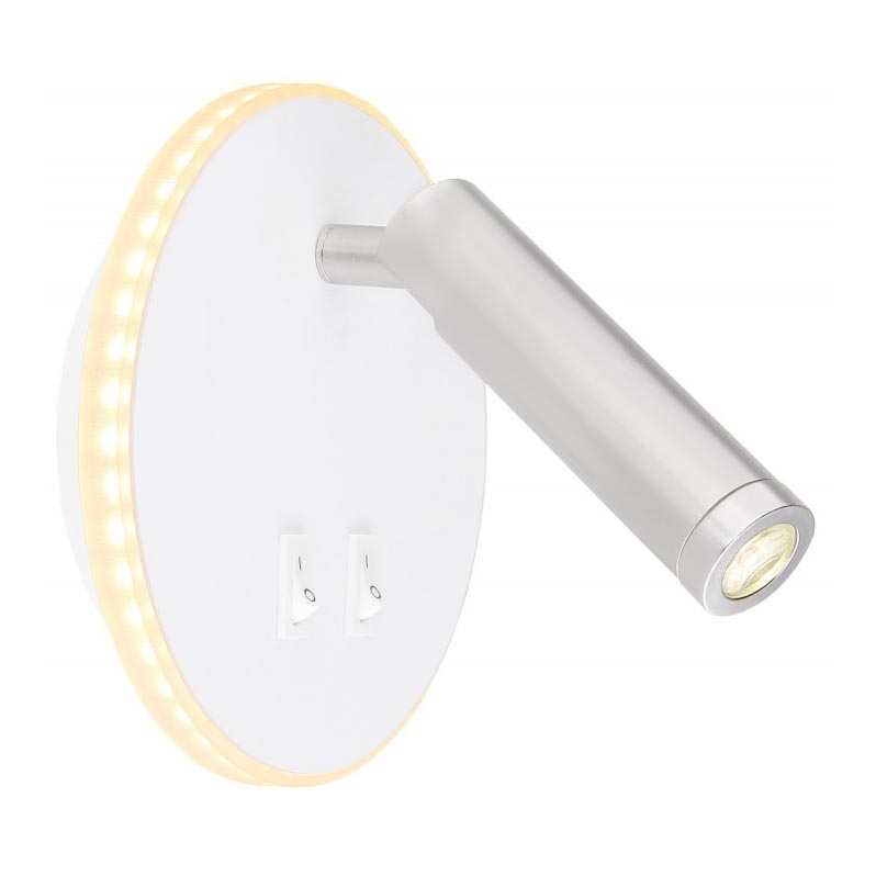 Globo - LED σποτ τοίχου LED/6W + LED/1W/230V