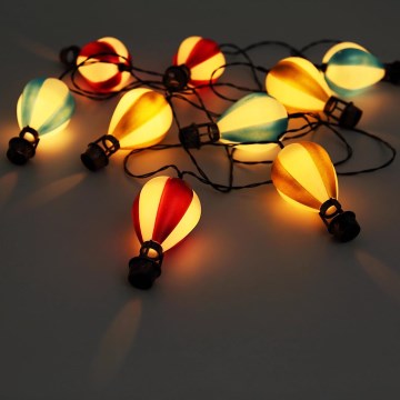 Globo - Ηλιακά λαμπάκια LED 9xLED/0,06W/3V 390 cm IP44