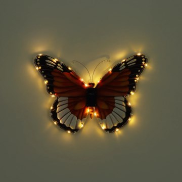 Globo - Ηλιακό φωτιστικό LED/3V IP44 200 mAh πεταλούδα