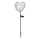 Globo - Ηλιακό φωτιστικό LED/3V IP44 300 mAh ασημί καρδιά