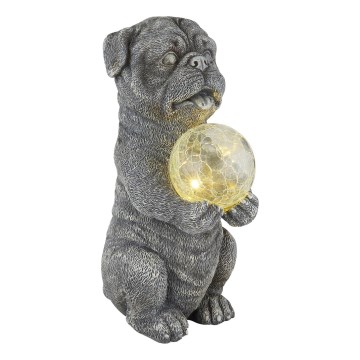 Globo - Ηλιακό διακοσμητικό LED LED/0,02W/3V IP44 300 mAh σκύλος