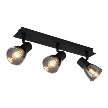Globo - Σποτ φωτιστικό 3xE14/40W/230V μαύρο