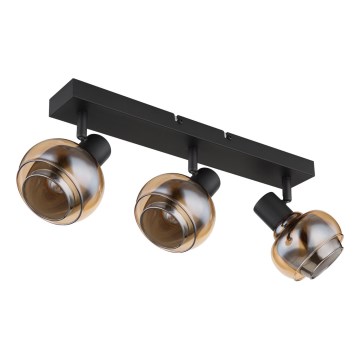 Globo - Σποτ φωτιστικό 3xE14/40W/230V μαύρο