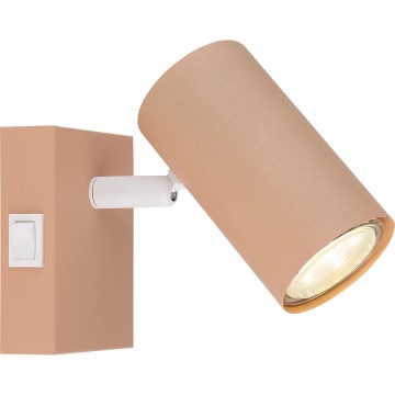 Globo - Σποτ τοίχου 1xGU10/25W/230V πορτοκαλί