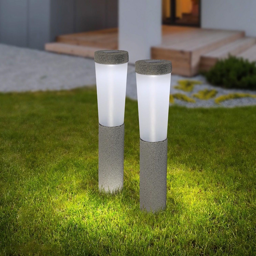 Globo - ΣΕΤ 2x Ηλιακό φωτιστικό LED LED/0,1W/3V 6000K IP44 400 mAh