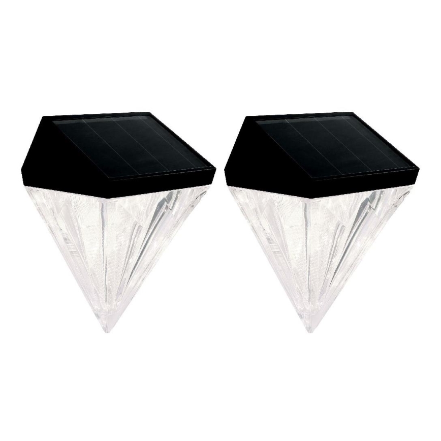 Globo - ΣΕΤ 2x Ηλιακό φωτιστικό τοίχου LED LED/0,5W/3V IP44 600 mAh