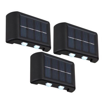 Globo - ΣΕΤ 3x Ηλιακό φωτιστικό LED LED/0,8W/3V 6500K IP44 600 mAh