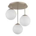 Globo - Πλαφονιέρα 3xE14/25W/230V μπρούτζινη