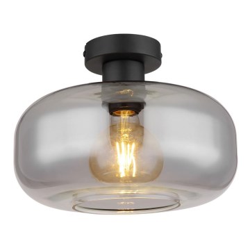 Globo - Πλαφονιέρα οροφής 1xE27/40W/230V διάμετρος 28 cm γκρι